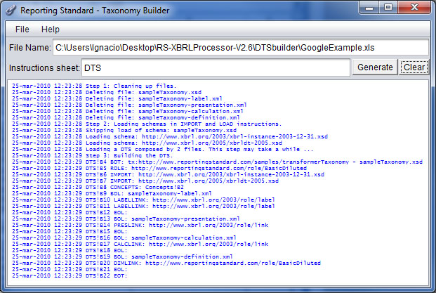 Compilador de Excel a XBRL