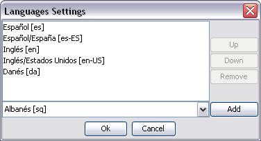 Language preferences